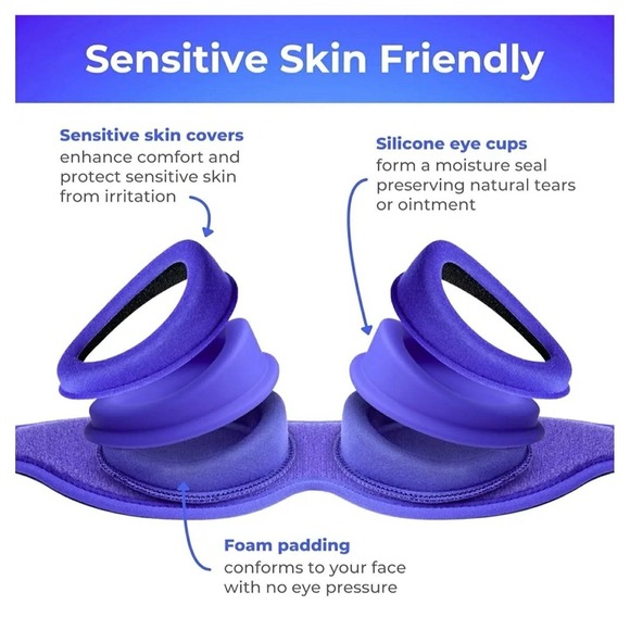 Blinkjoy Hydrating Sleep Mask 2nd Gen Dry Eye Night Mask w/ Case & Box - Picture 13 of 16